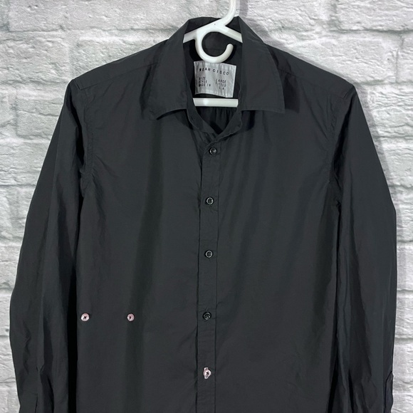 WearCisco size M/L THE FITTED SHIRT IN JET BLACK - 100% COTTON - Picture 4 of 13